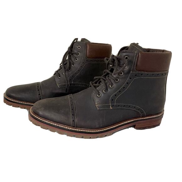 Warfield & Grand Presidio Brown Leather Cap Toe Dress Boots Mens Size 8.5 113806 Warfield & Grand Men main image 4